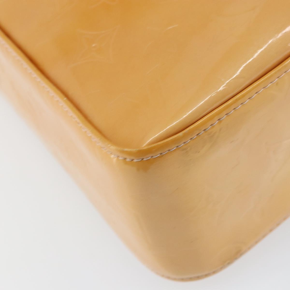 LOUIS VUITTON Monogram Vernis Columbus Bag Marshmallow Pink M91032 Auth gh1335