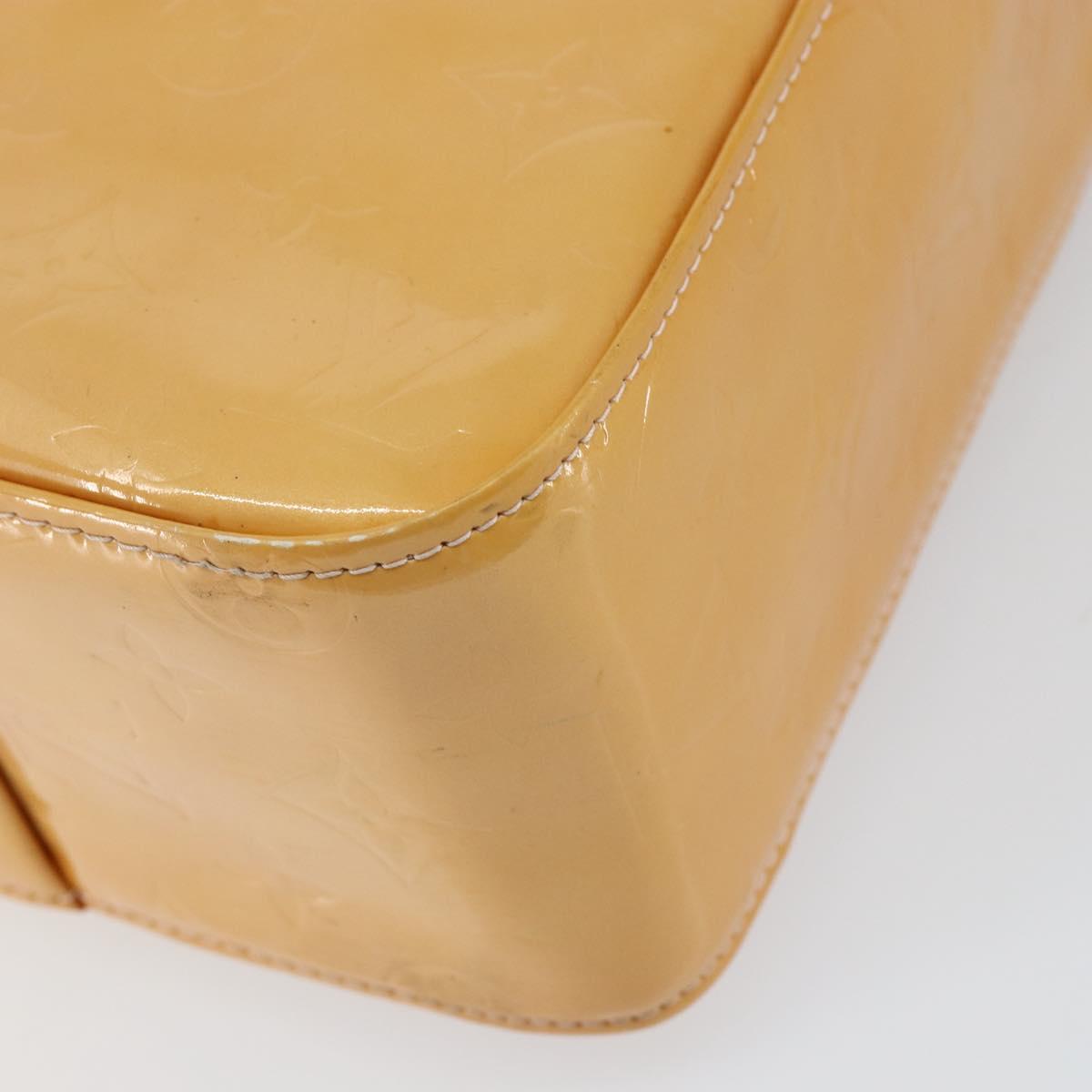 LOUIS VUITTON Monogram Vernis Columbus Bag Marshmallow Pink M91032 Auth gh1335