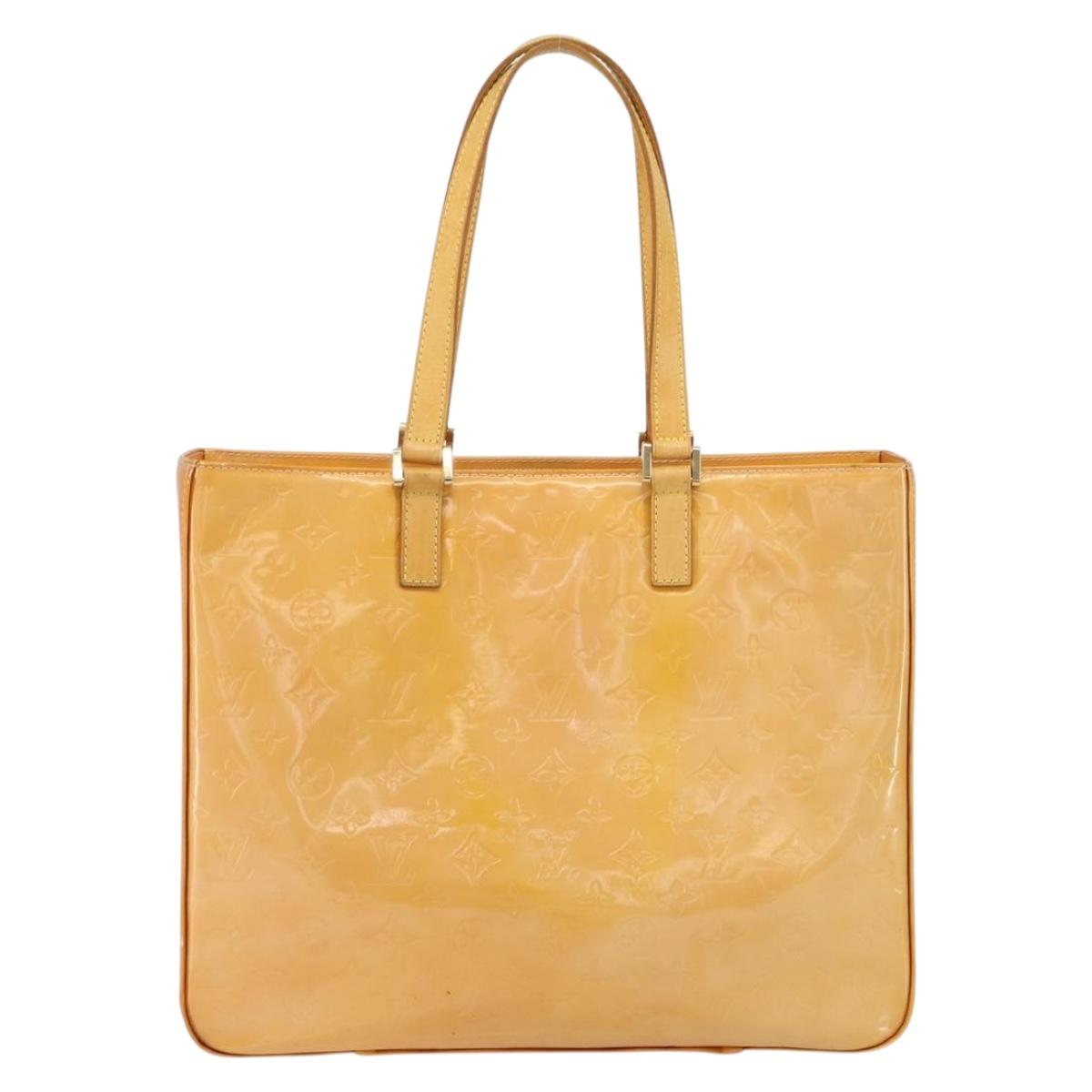 LOUIS VUITTON Monogram Vernis Columbus Bag Marshmallow Pink M91032 Auth gh1335