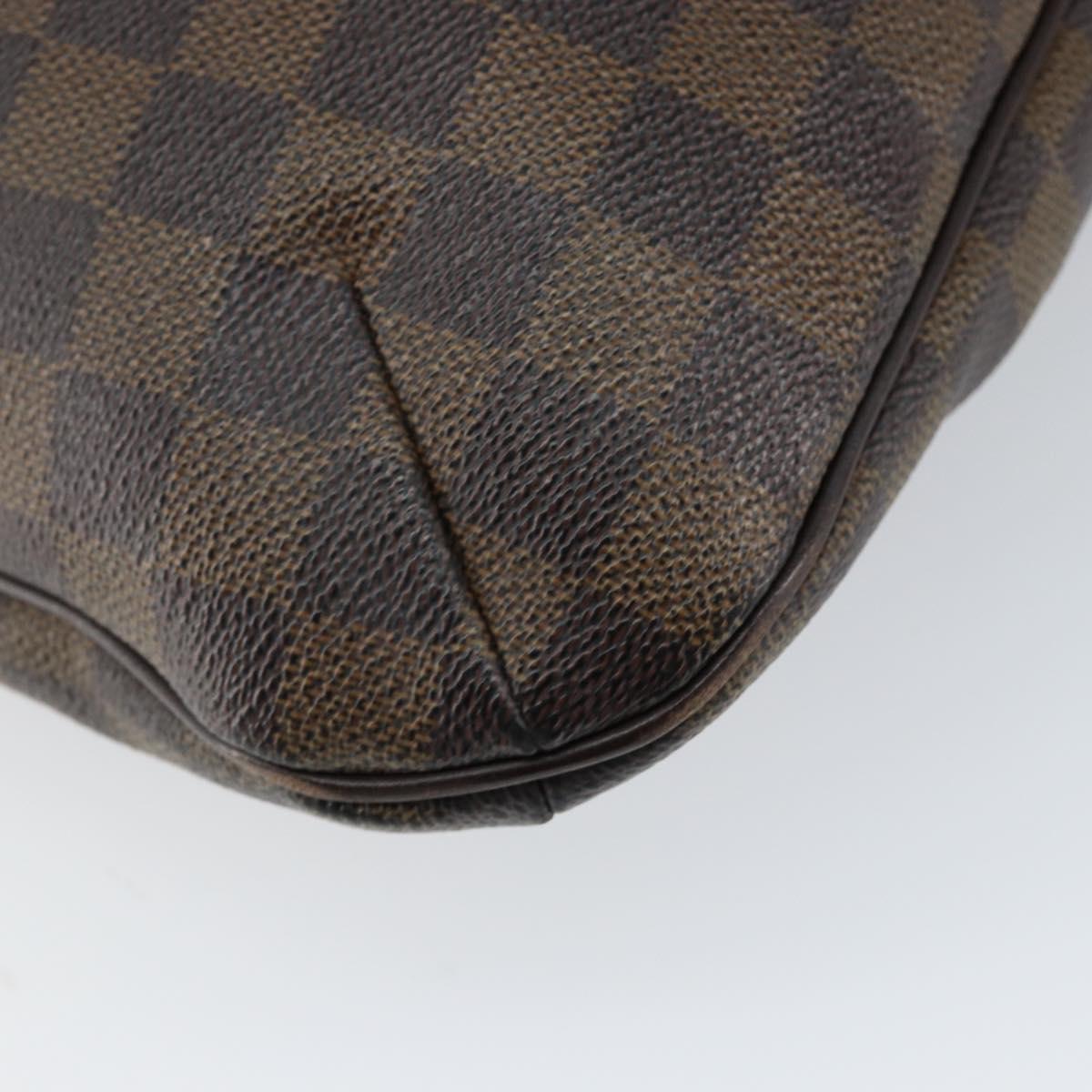LOUIS VUITTON Damier Ebene Bloomsbury PM Shoulder Bag N42251 LV Auth gh1337