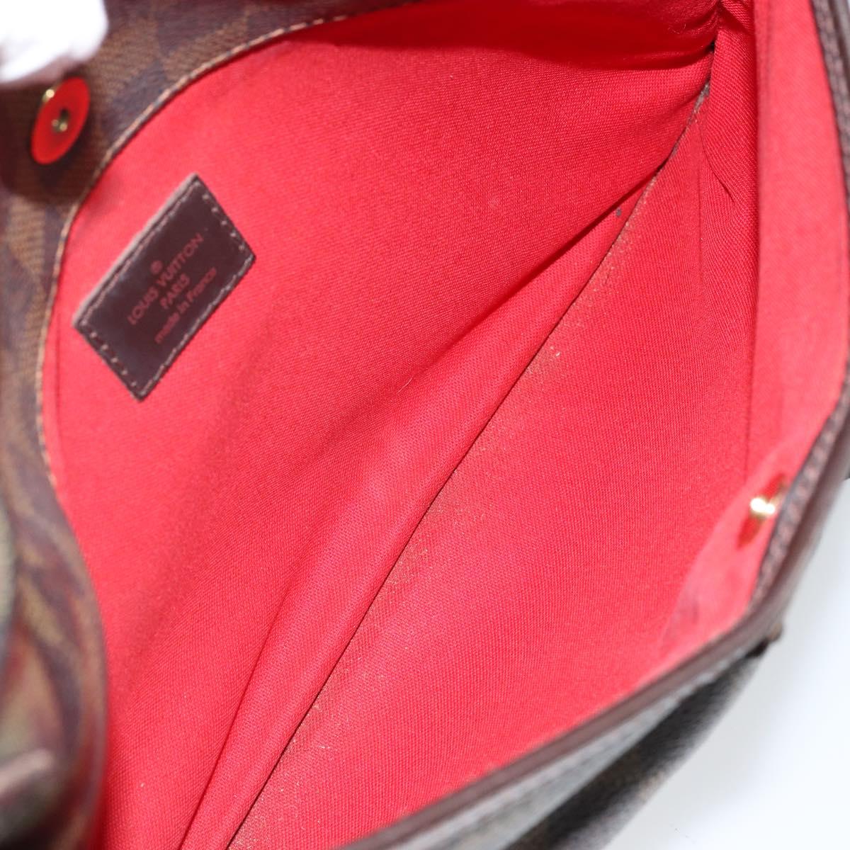 LOUIS VUITTON Damier Ebene Bloomsbury PM Shoulder Bag N42251 LV Auth gh1337