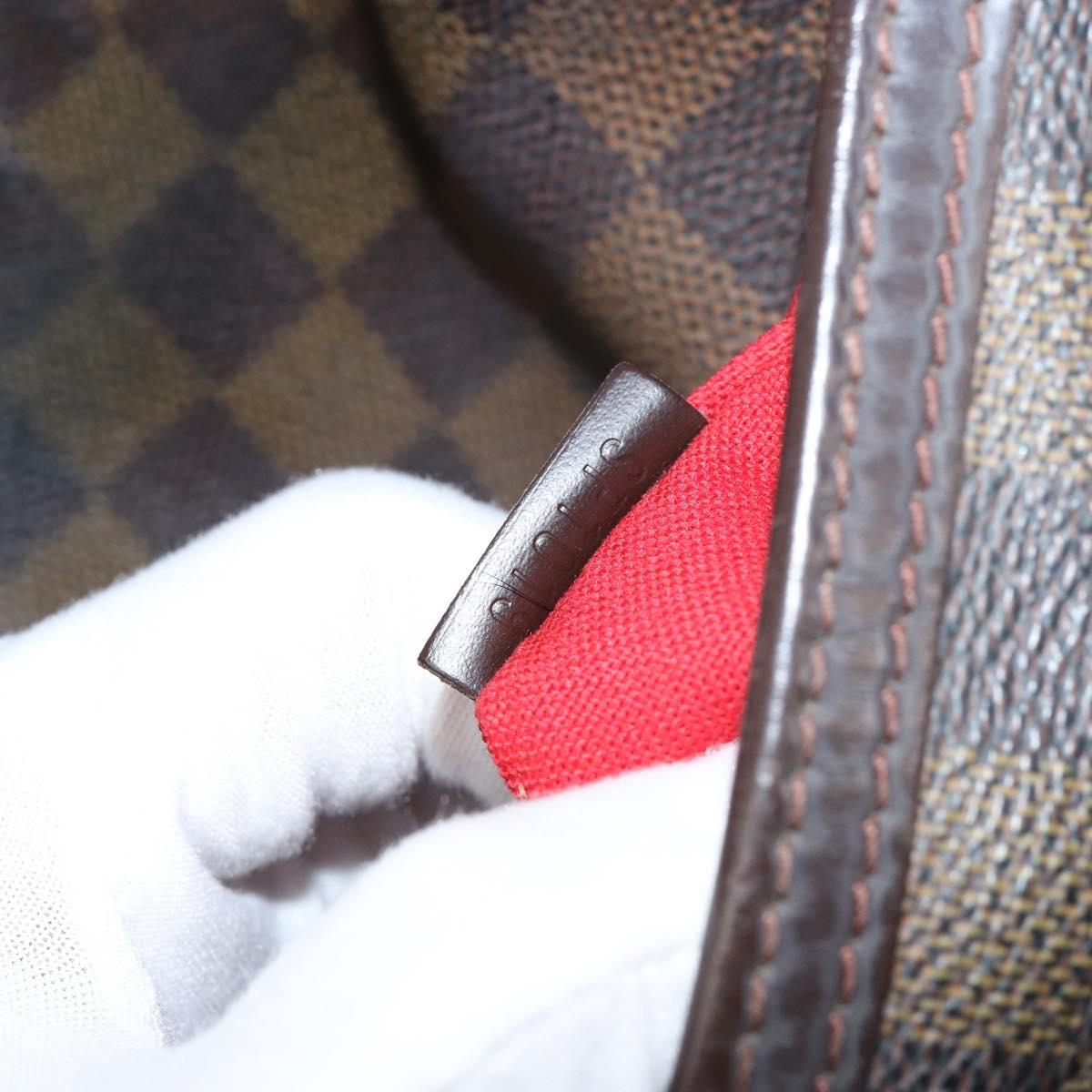 LOUIS VUITTON Damier Ebene Bloomsbury PM Shoulder Bag N42251 LV Auth gh1337