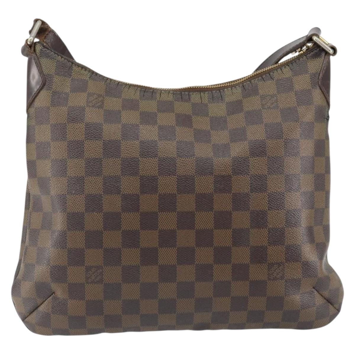 LOUIS VUITTON Damier Ebene Bloomsbury PM Shoulder Bag N42251 LV Auth gh1337