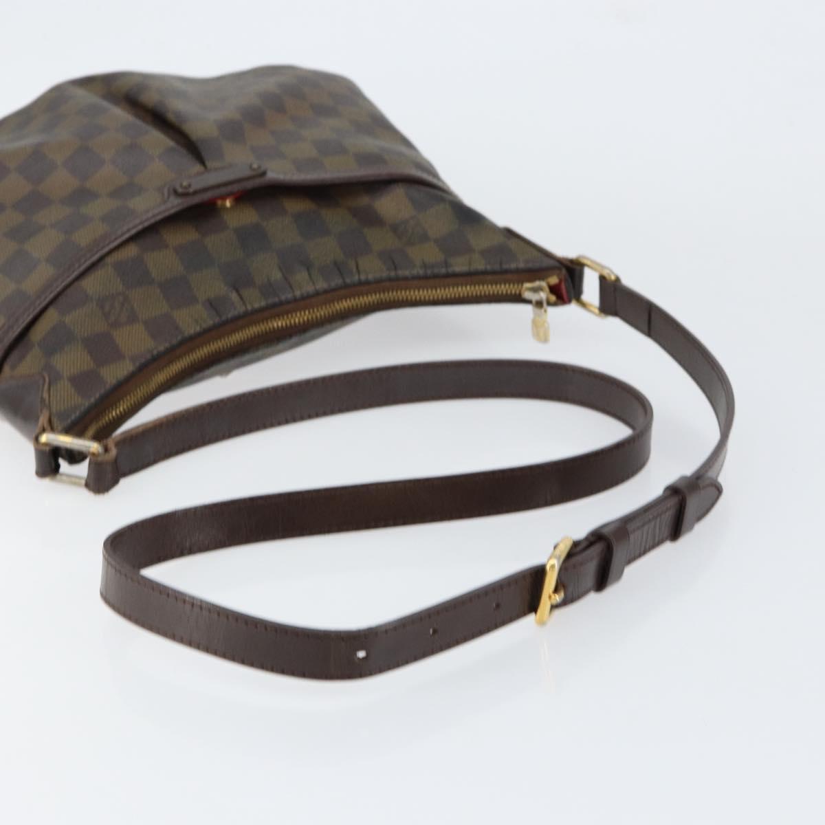 LOUIS VUITTON Damier Ebene Bloomsbury PM Shoulder Bag N42251 LV Auth gh1337