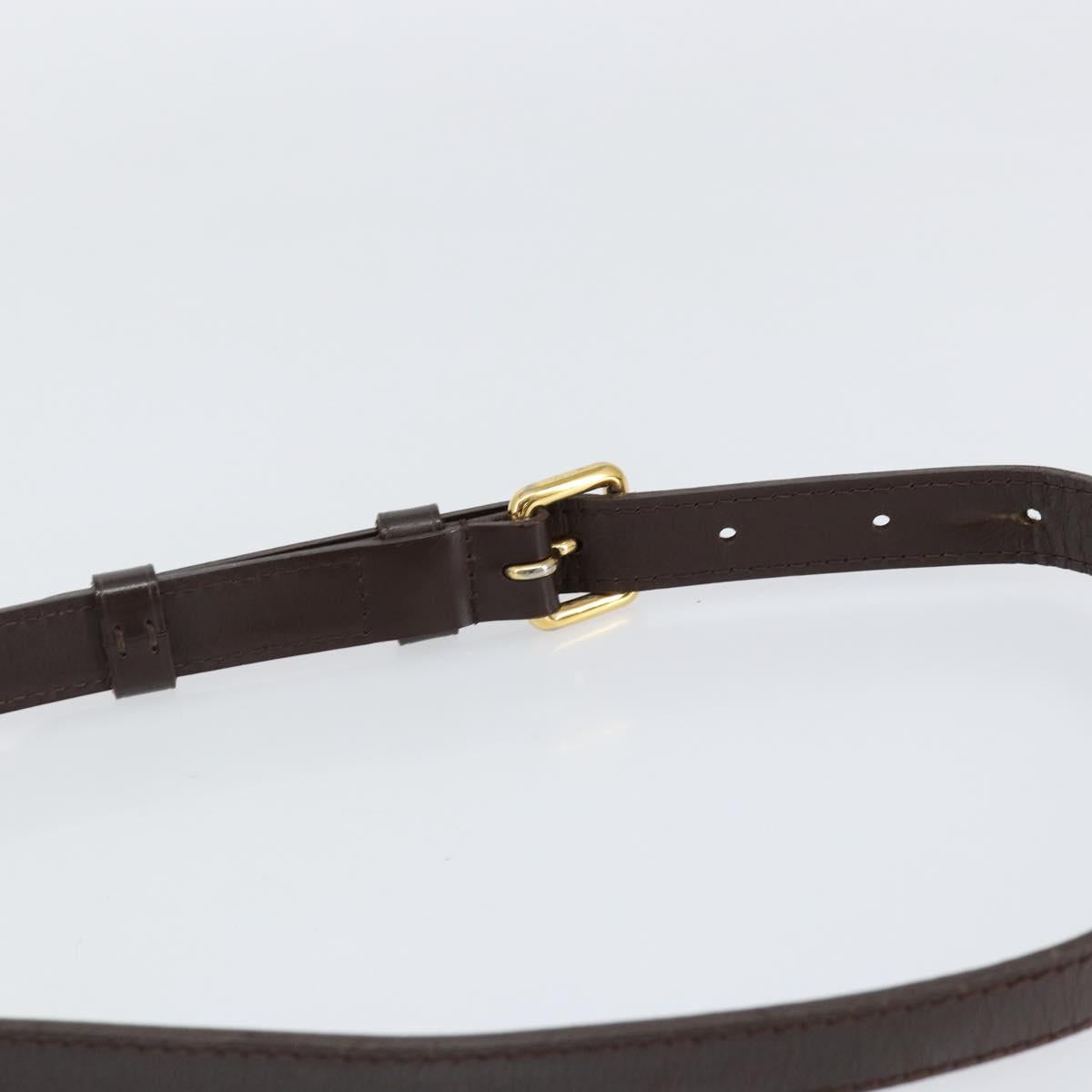 LOUIS VUITTON Damier Ebene Bloomsbury PM Shoulder Bag N42251 LV Auth gh1337