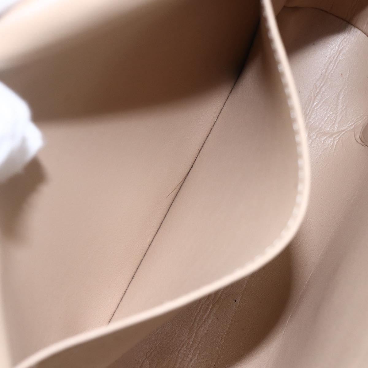 LOUIS VUITTON Monogram Vernis Thompson Street Bag Beige M91301 LV Auth gh1343