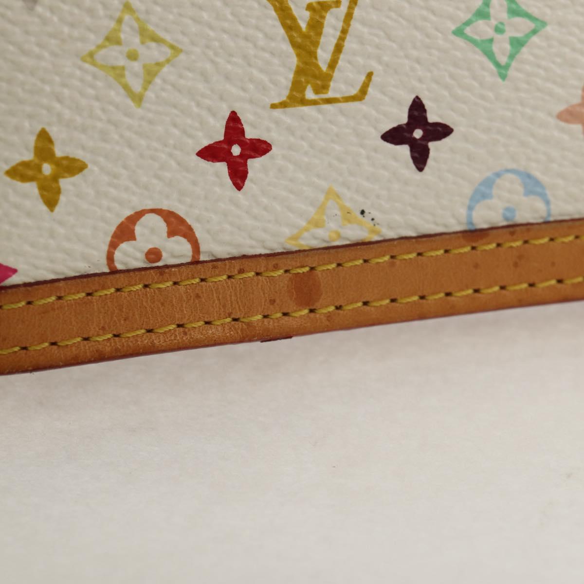 LOUIS VUITTON Multicolor Agenda PM Day Planner Cover White R21074 Auth gh1347V