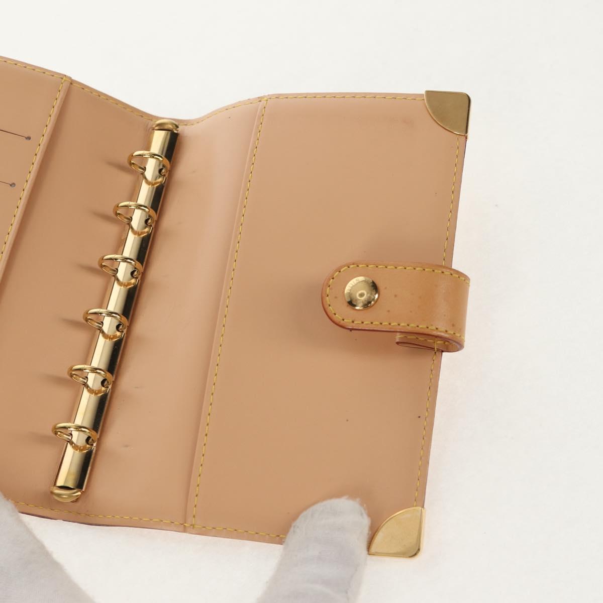 LOUIS VUITTON Multicolor Agenda PM Day Planner Cover White R21074 Auth gh1347V