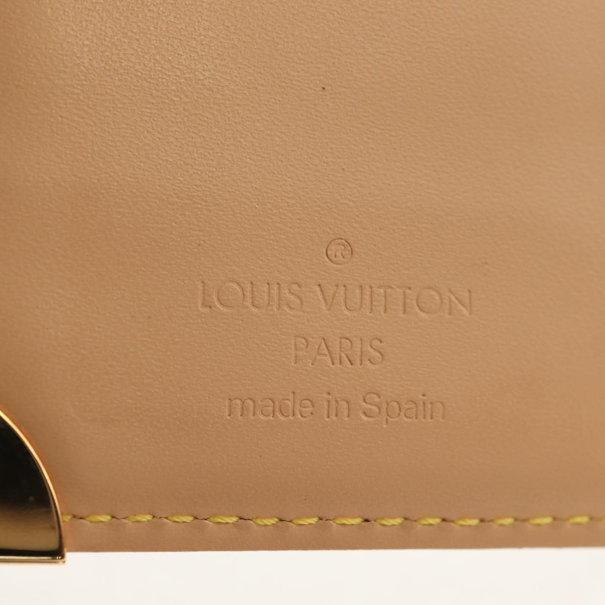 LOUIS VUITTON Multicolor Agenda PM Day Planner Cover White R21074 Auth gh1347V