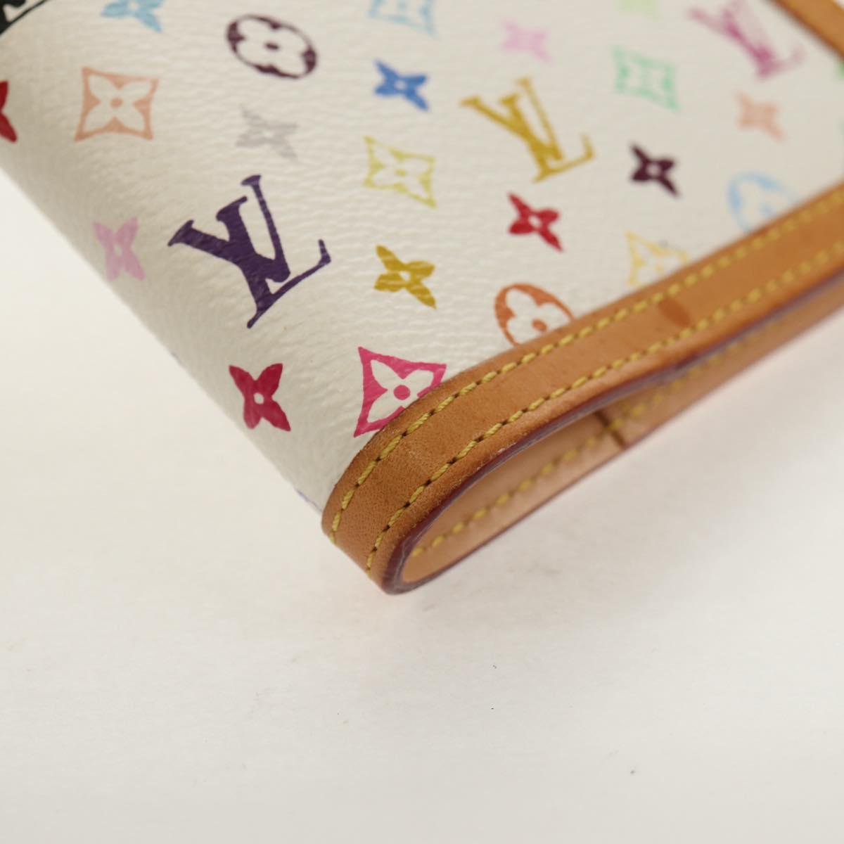 LOUIS VUITTON Multicolor Agenda PM Day Planner Cover White R21074 Auth gh1347V