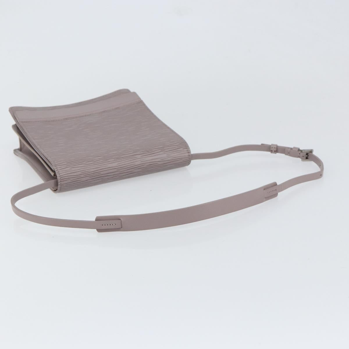 LOUIS VUITTON Epi Biarritz Shoulder Bag Lilac M5293B LV Auth gh1348