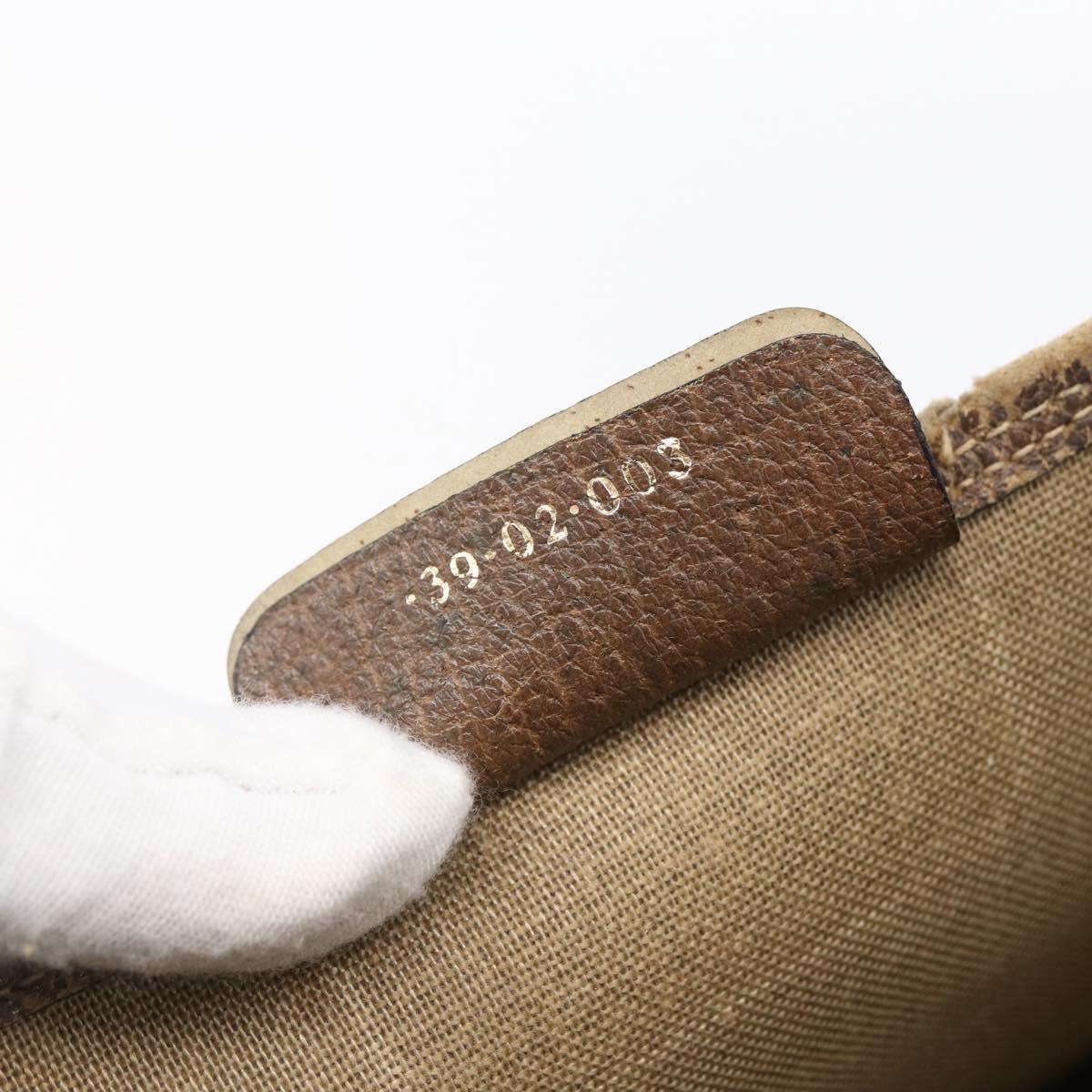 GUCCI GG Supreme Web Sherry Line Tote Bag PVC Beige Gold 39 02 003 Auth gh1349