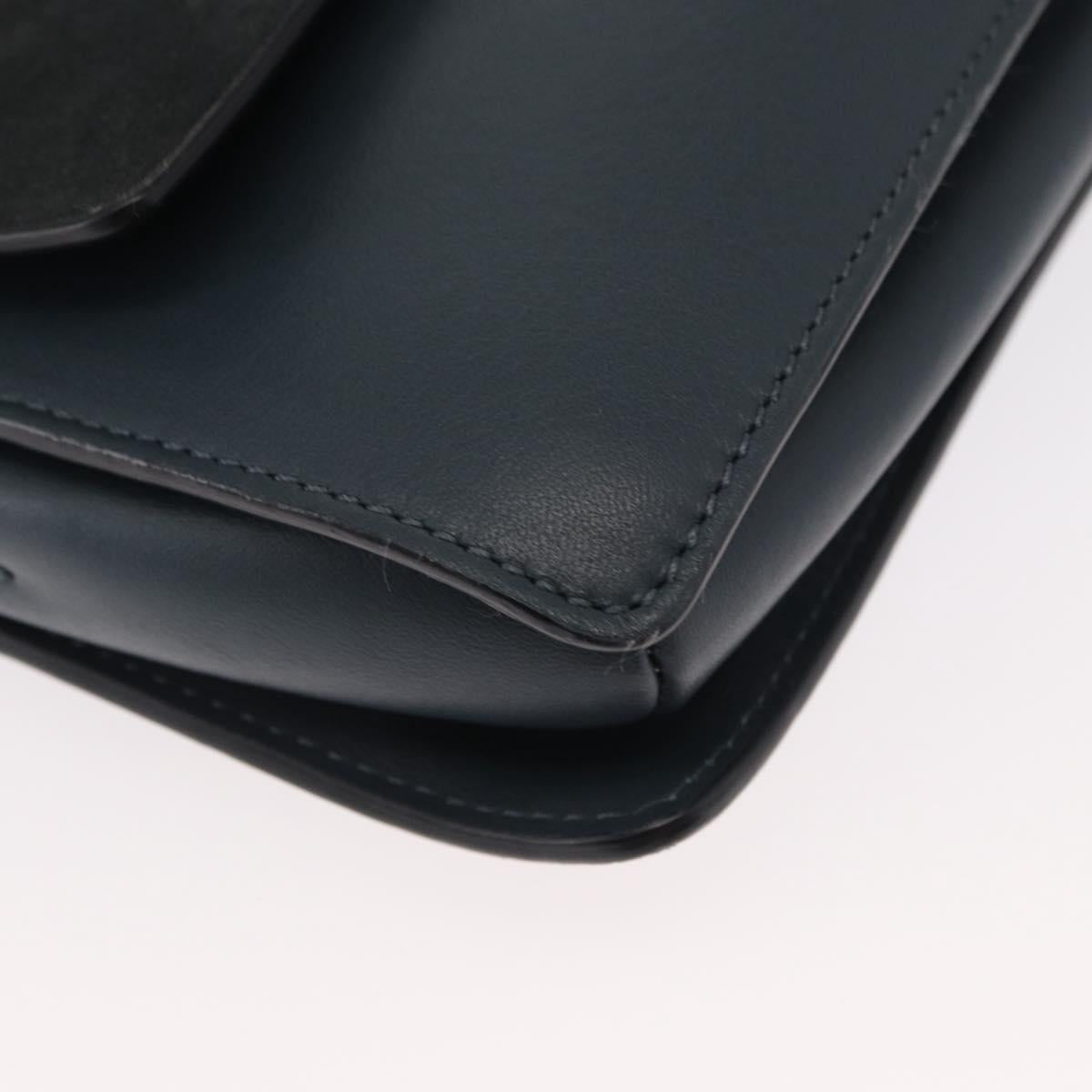 Chloe Fay Shoulder Bag Suede Leather Green Gold Auth gh1351