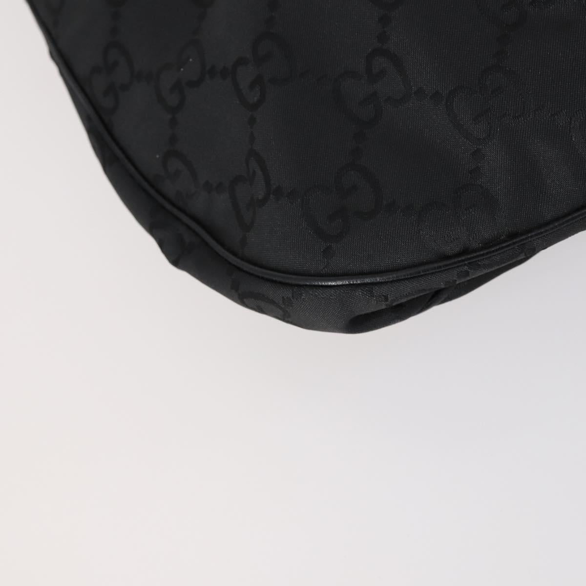 GUCCI Salvatore Ferragamo Bag GG Nylon Suede 2 Set Black Khaki Auth gh1356