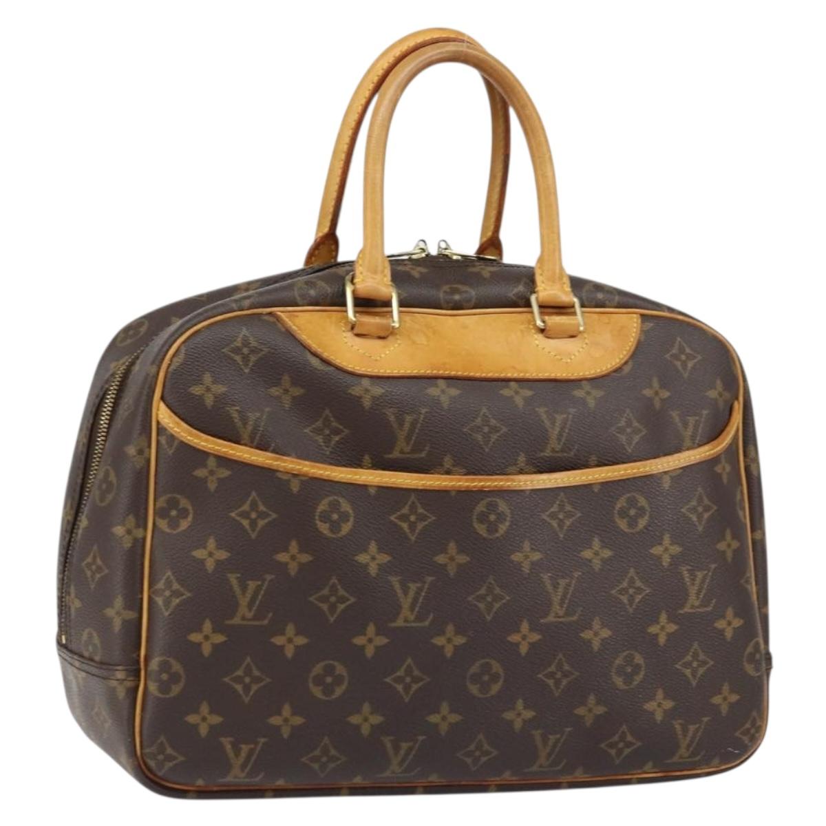 LOUIS VUITTON Monogram Deauville Hand Bag M47270 LV Auth gh1360