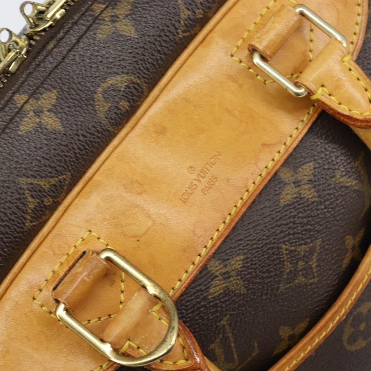 LOUIS VUITTON Monogram Deauville Hand Bag M47270 LV Auth gh1360