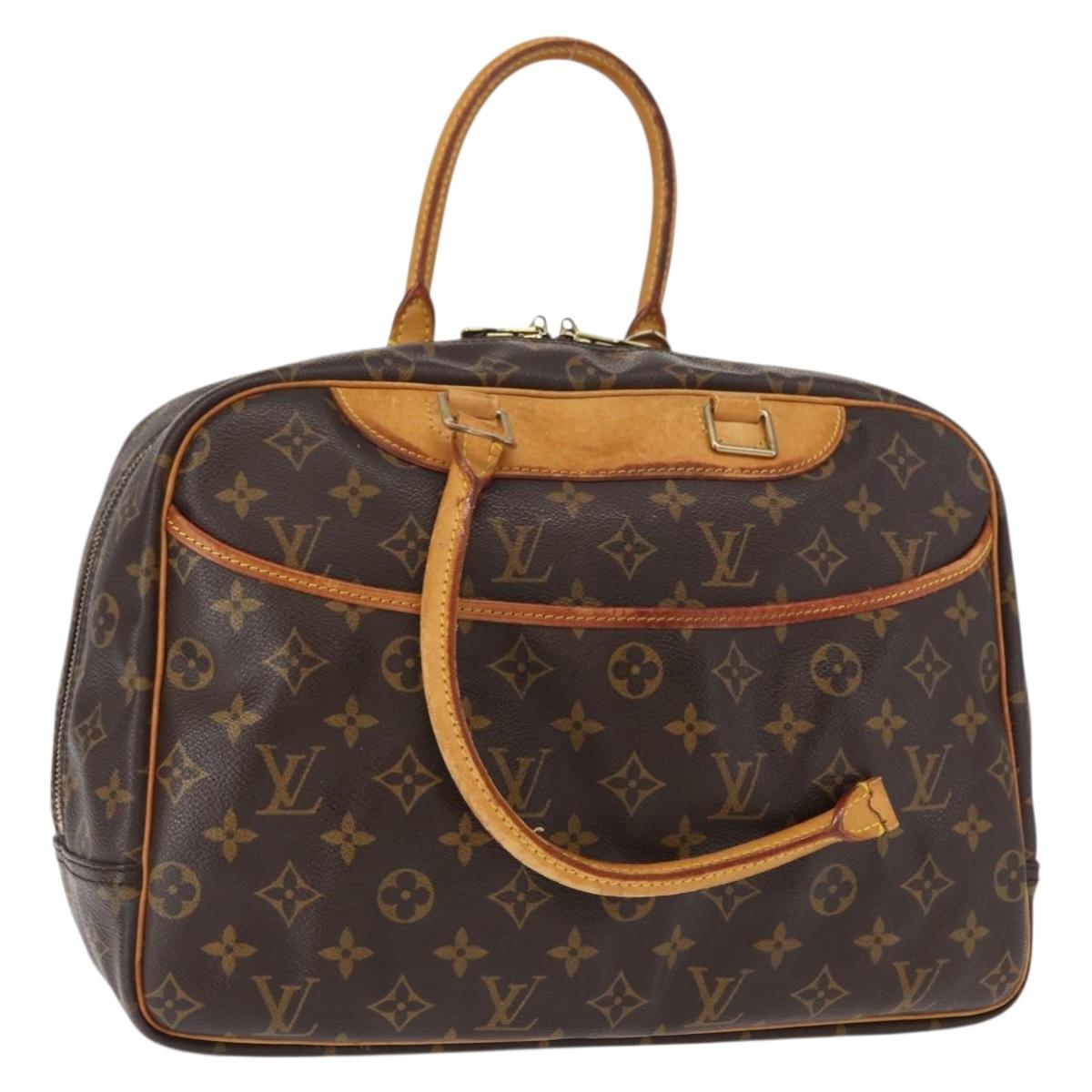 LOUIS VUITTON Monogram Deauville Hand Bag M47270 LV Auth gh1362