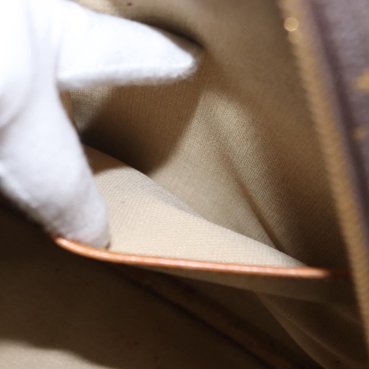 LOUIS VUITTON Monogram Deauville Hand Bag M47270 LV Auth gh1362