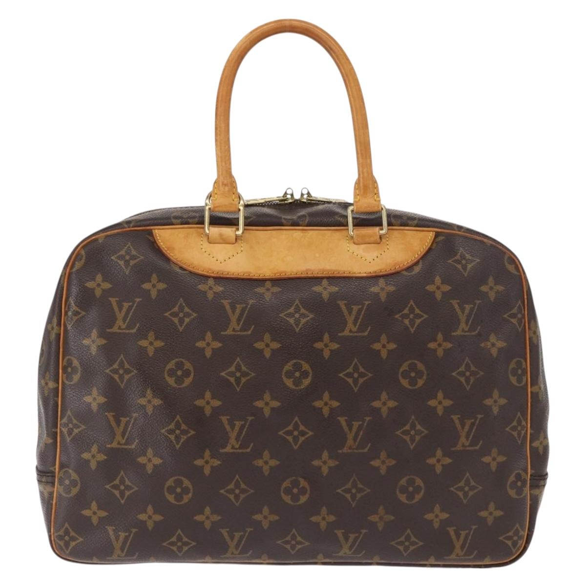 LOUIS VUITTON Monogram Deauville Hand Bag M47270 LV Auth gh1362