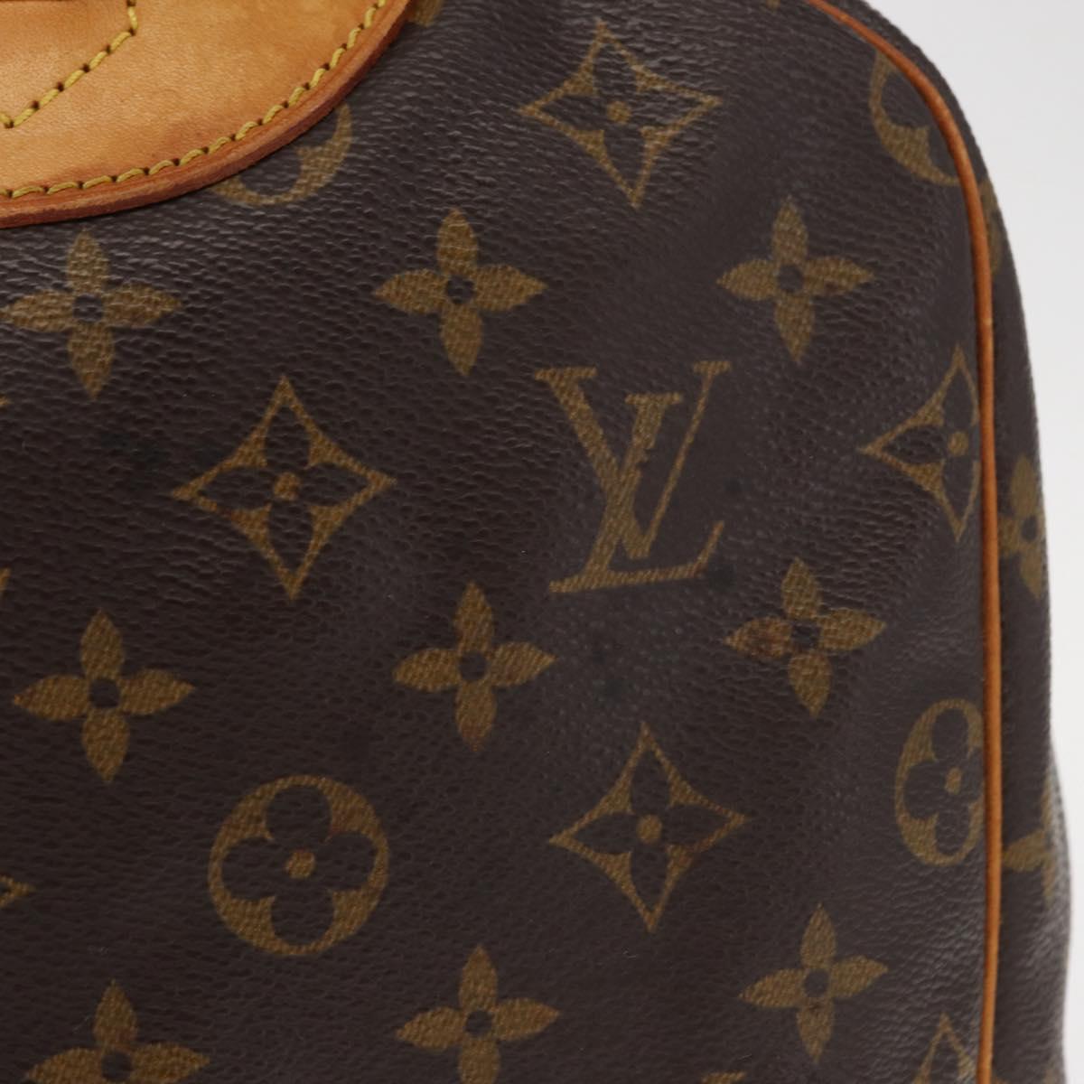 LOUIS VUITTON Monogram Deauville Hand Bag M47270 LV Auth gh1362