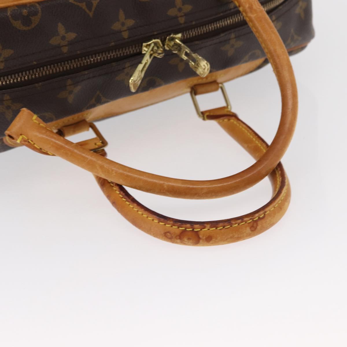 LOUIS VUITTON Monogram Deauville Hand Bag M47270 LV Auth gh1362