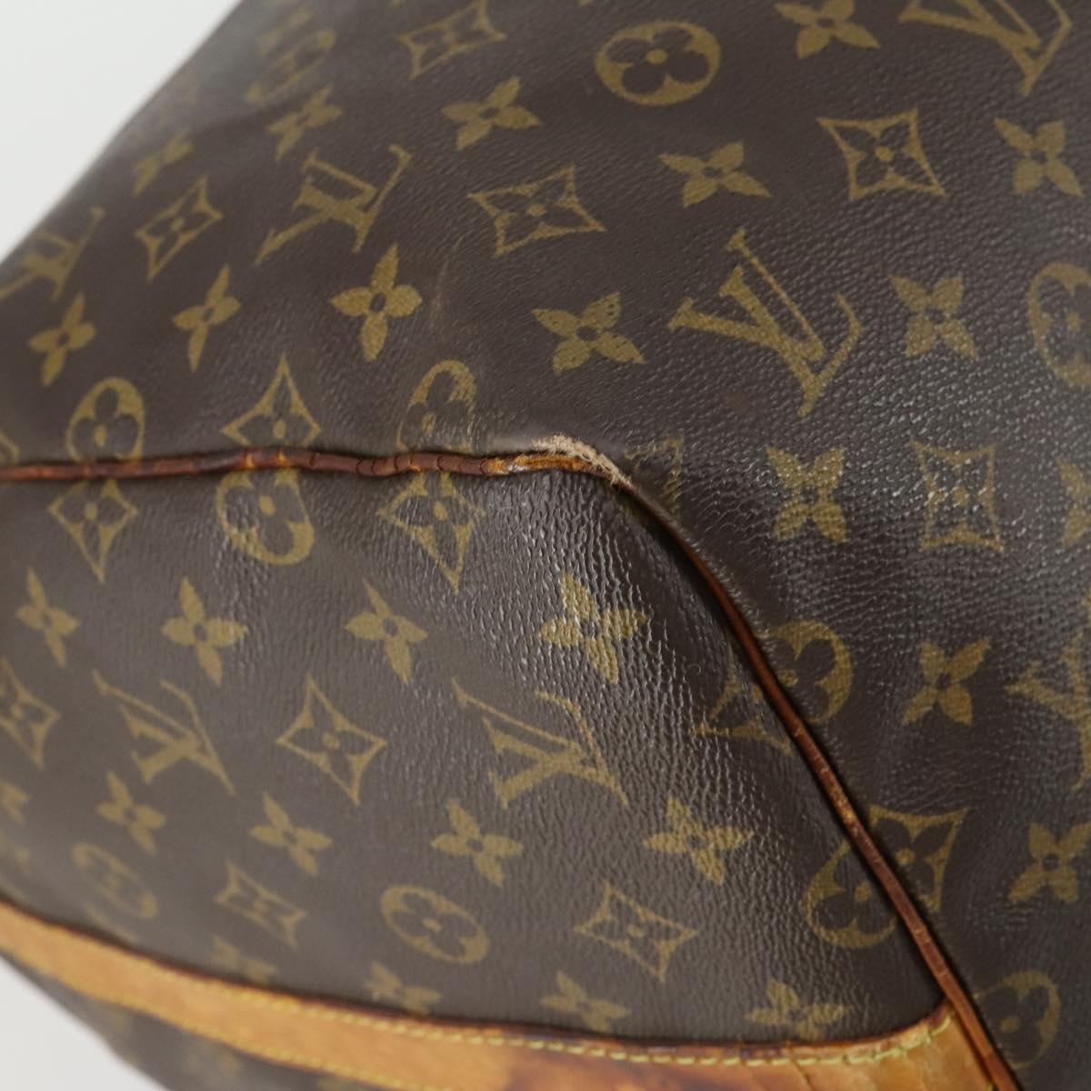 LOUIS VUITTON Monogram Keepall Bandouliere 55 Boston Bag M41414 LV Auth gh1365