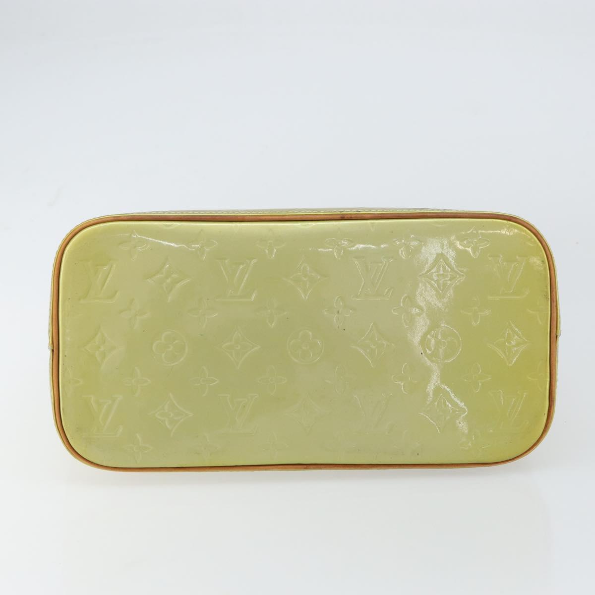 LOUIS VUITTON Monogram Vernis Houston Hand Bag Gris M91053 LV Auth gh1369