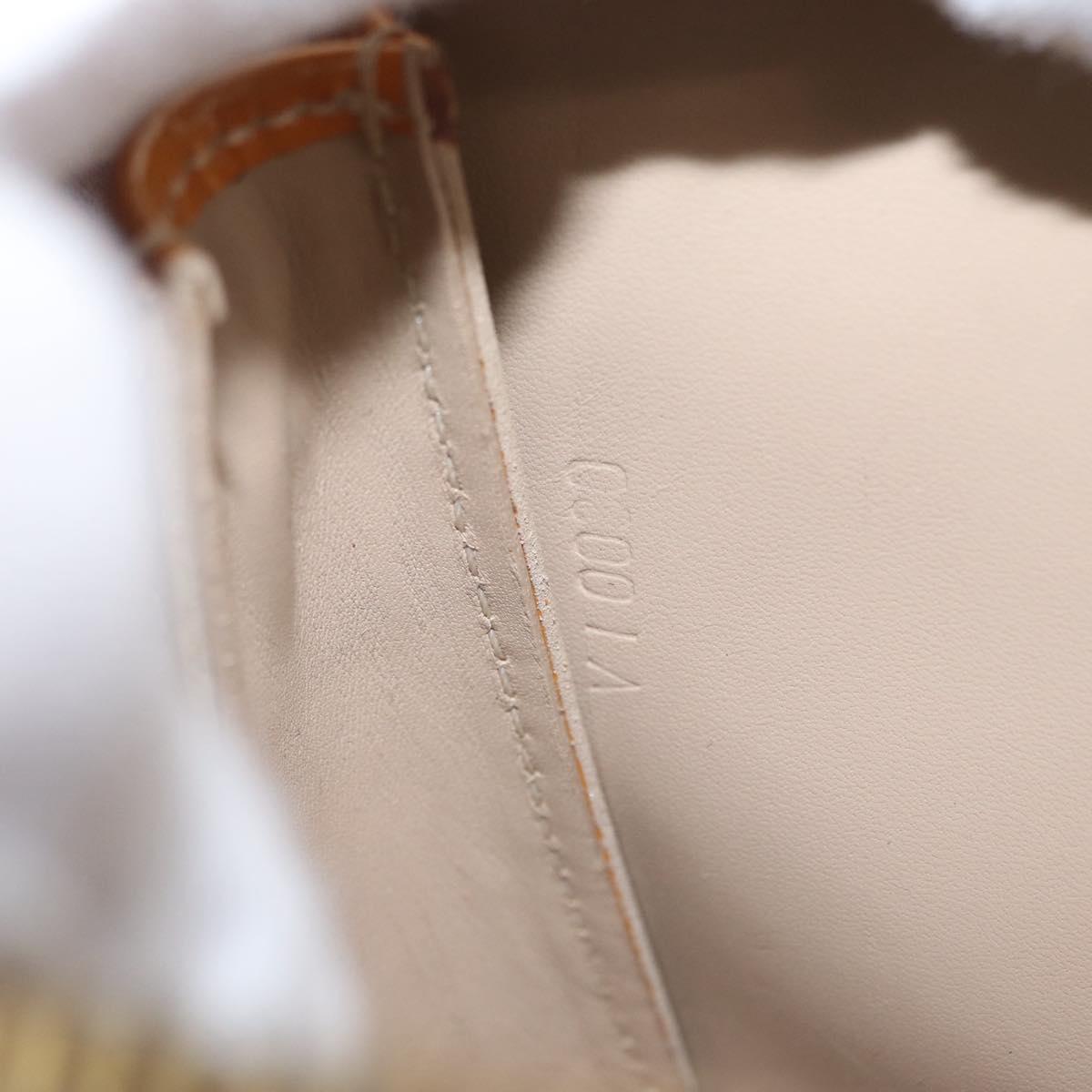 LOUIS VUITTON Monogram Vernis Lexington Pouch Beige M91010 LV Auth gh1374