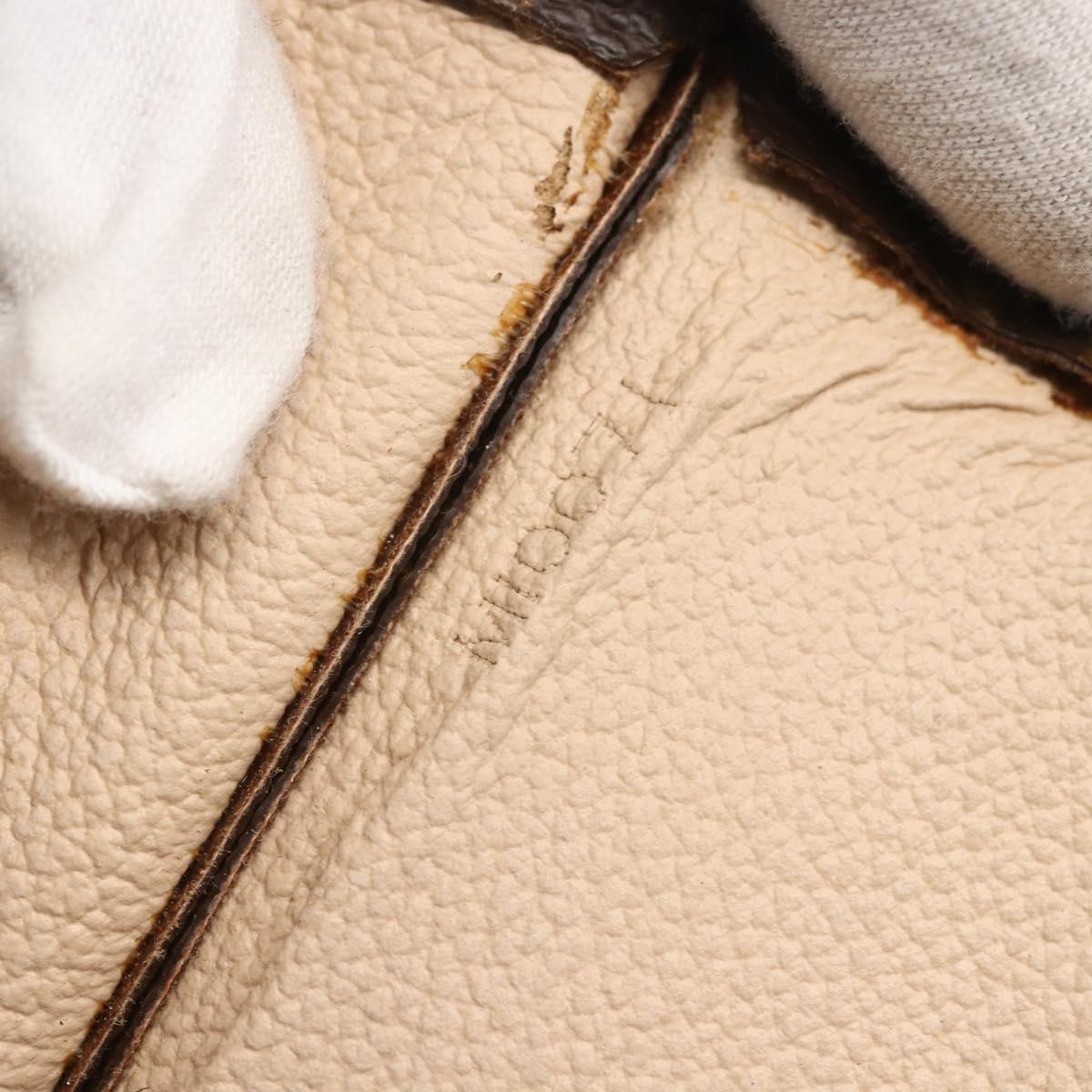 LOUIS VUITTON Monogram Sac Plat Hand Bag M51140 LV Auth gh1375