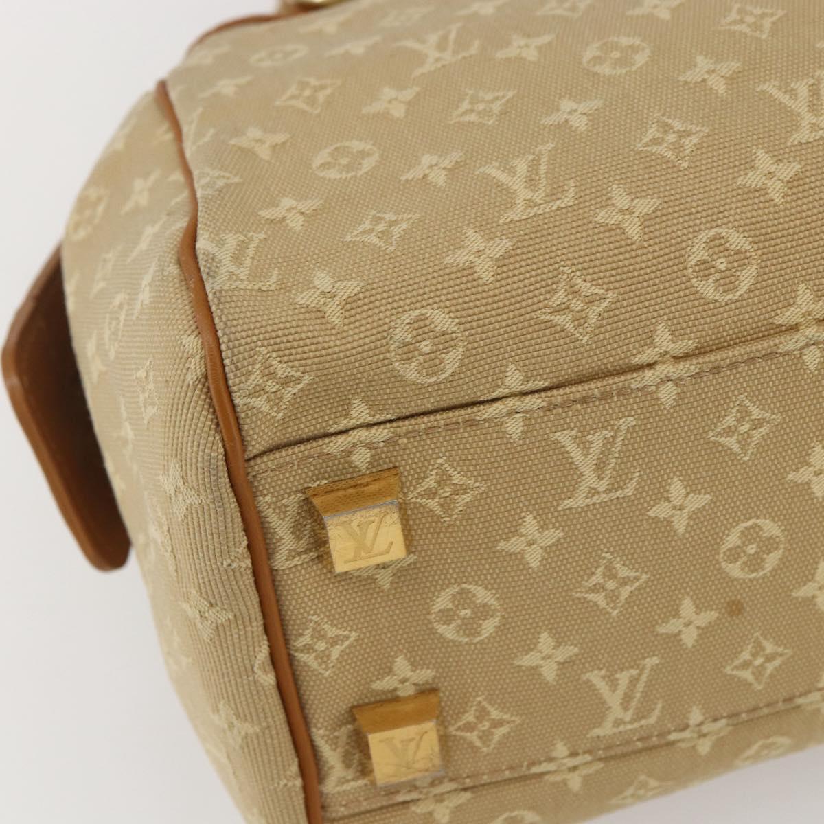 LOUIS VUITTON Monogram Mini Josephine PM Hand Bag Beige M92416 LV Auth gh1387