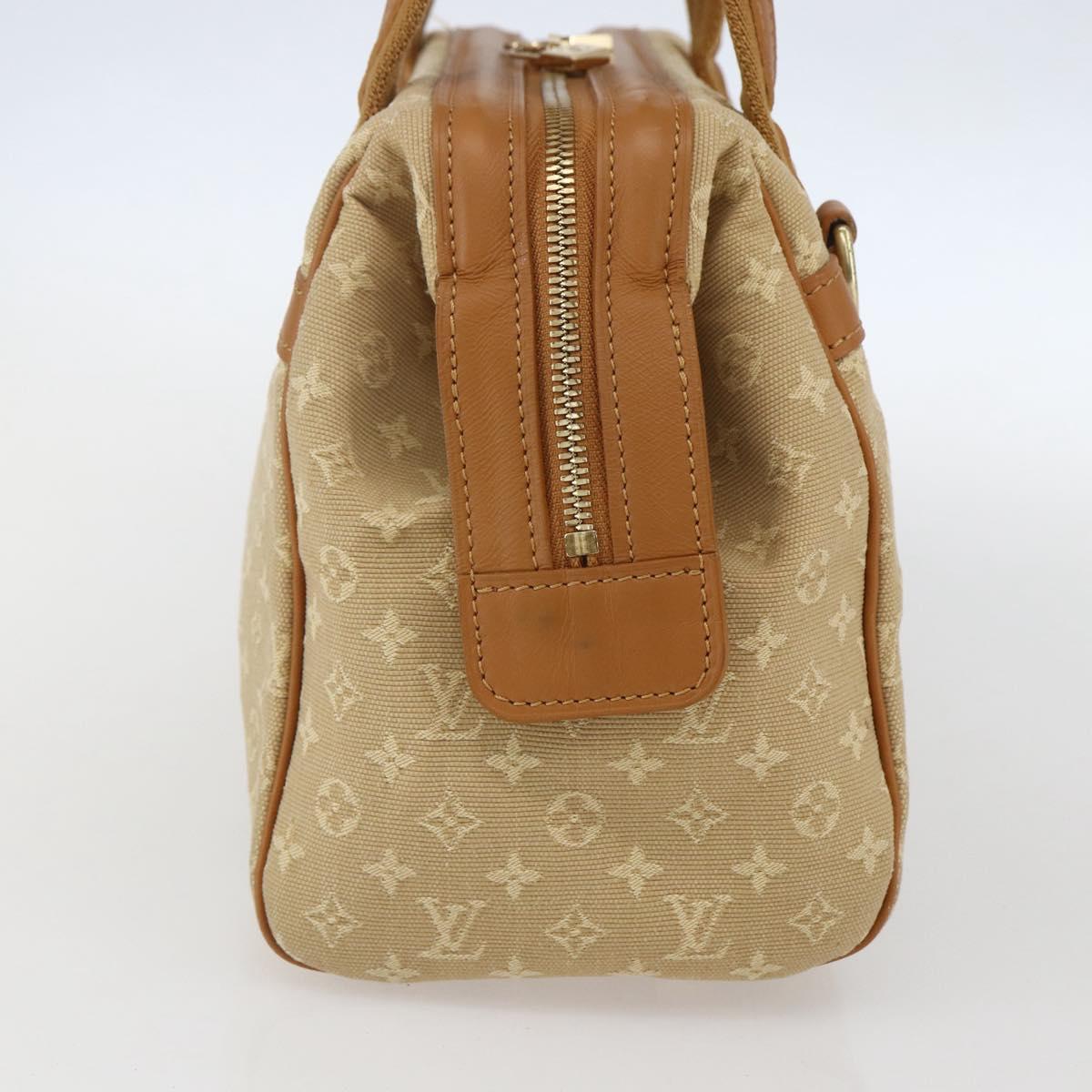 LOUIS VUITTON Monogram Mini Josephine PM Hand Bag Beige M92416 LV Auth gh1387