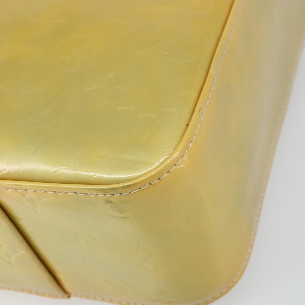 LOUIS VUITTON Monogram Vernis Columbus Tote Bag Gris M91028 LV Auth gh1389