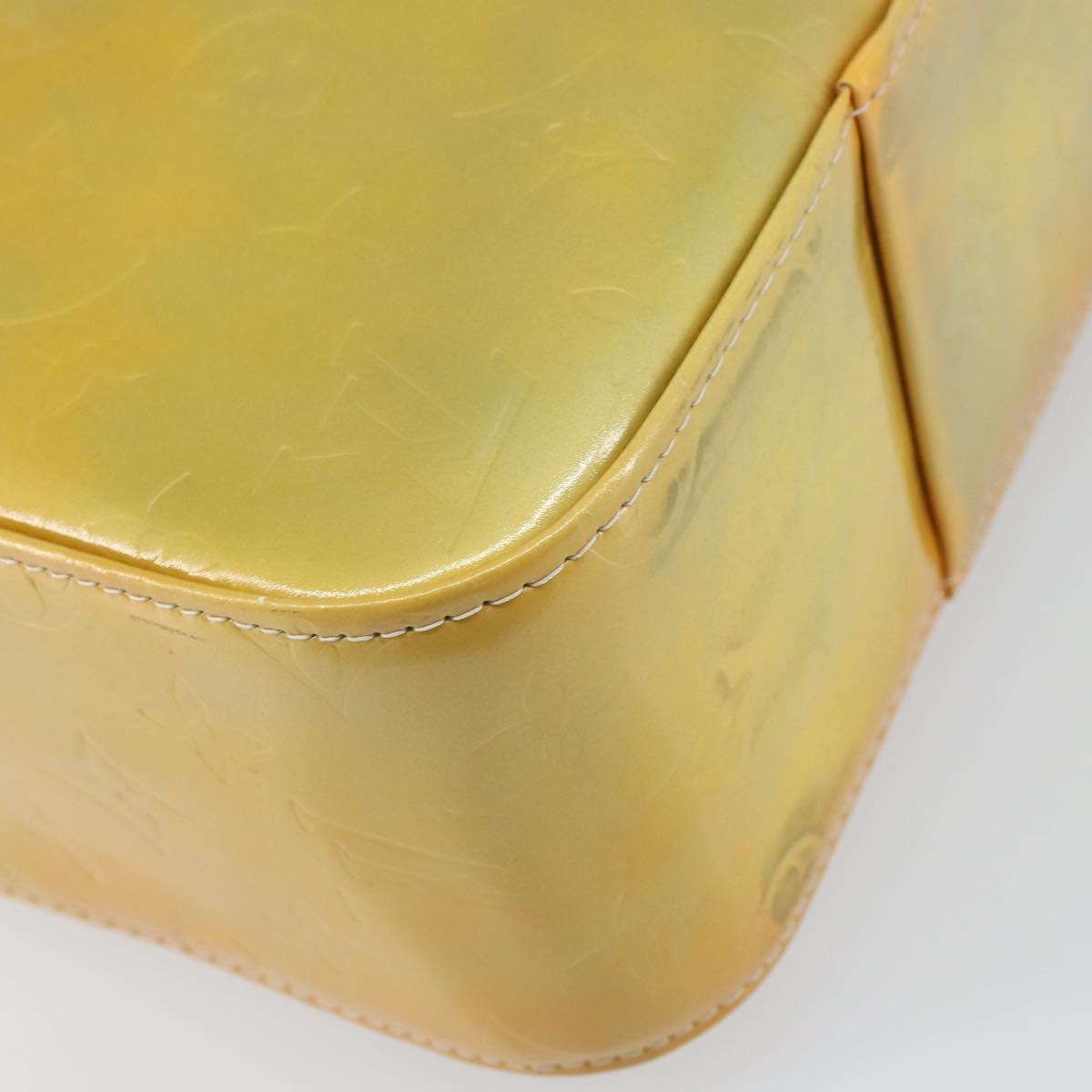 LOUIS VUITTON Monogram Vernis Columbus Tote Bag Gris M91028 LV Auth gh1389