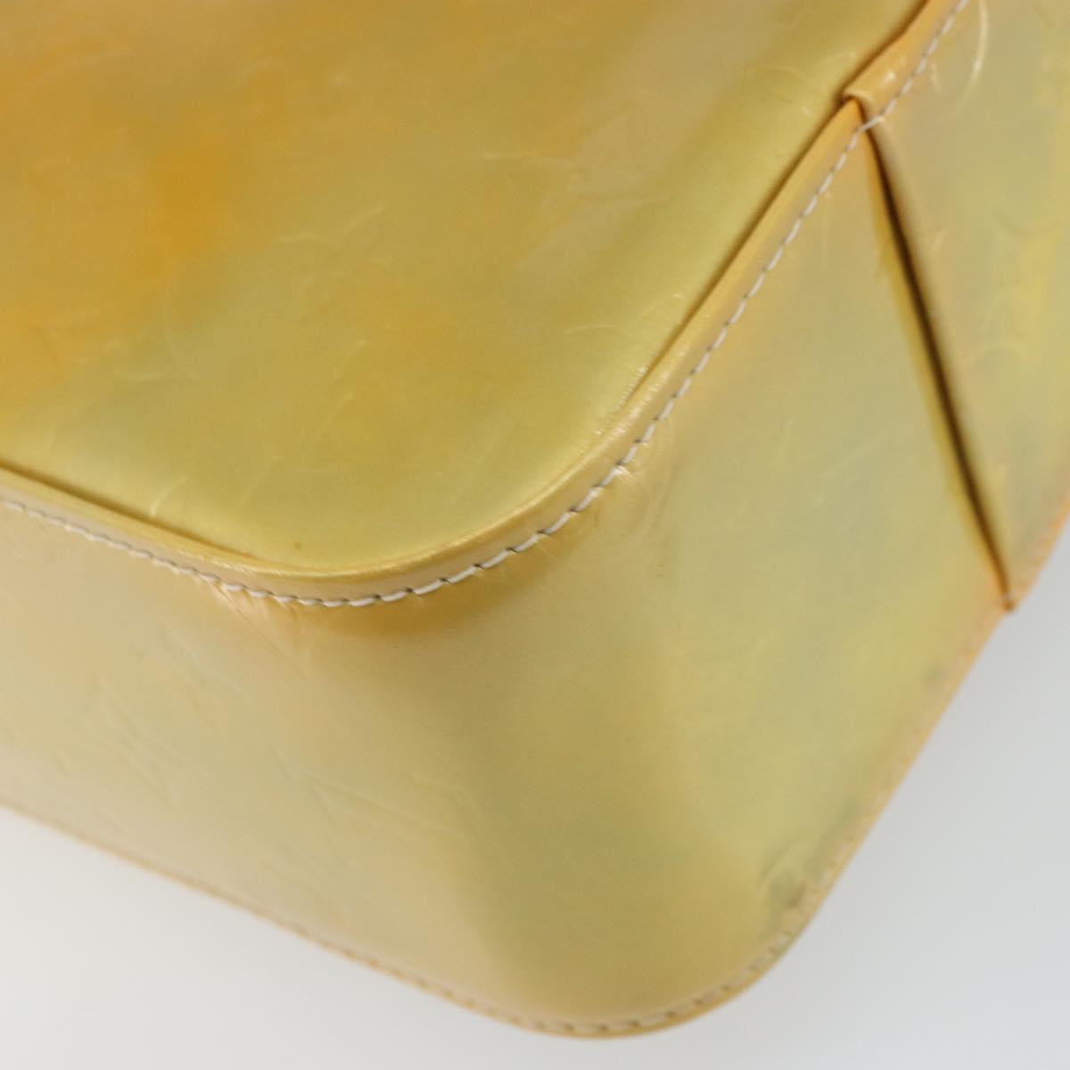 LOUIS VUITTON Monogram Vernis Columbus Tote Bag Gris M91028 LV Auth gh1389