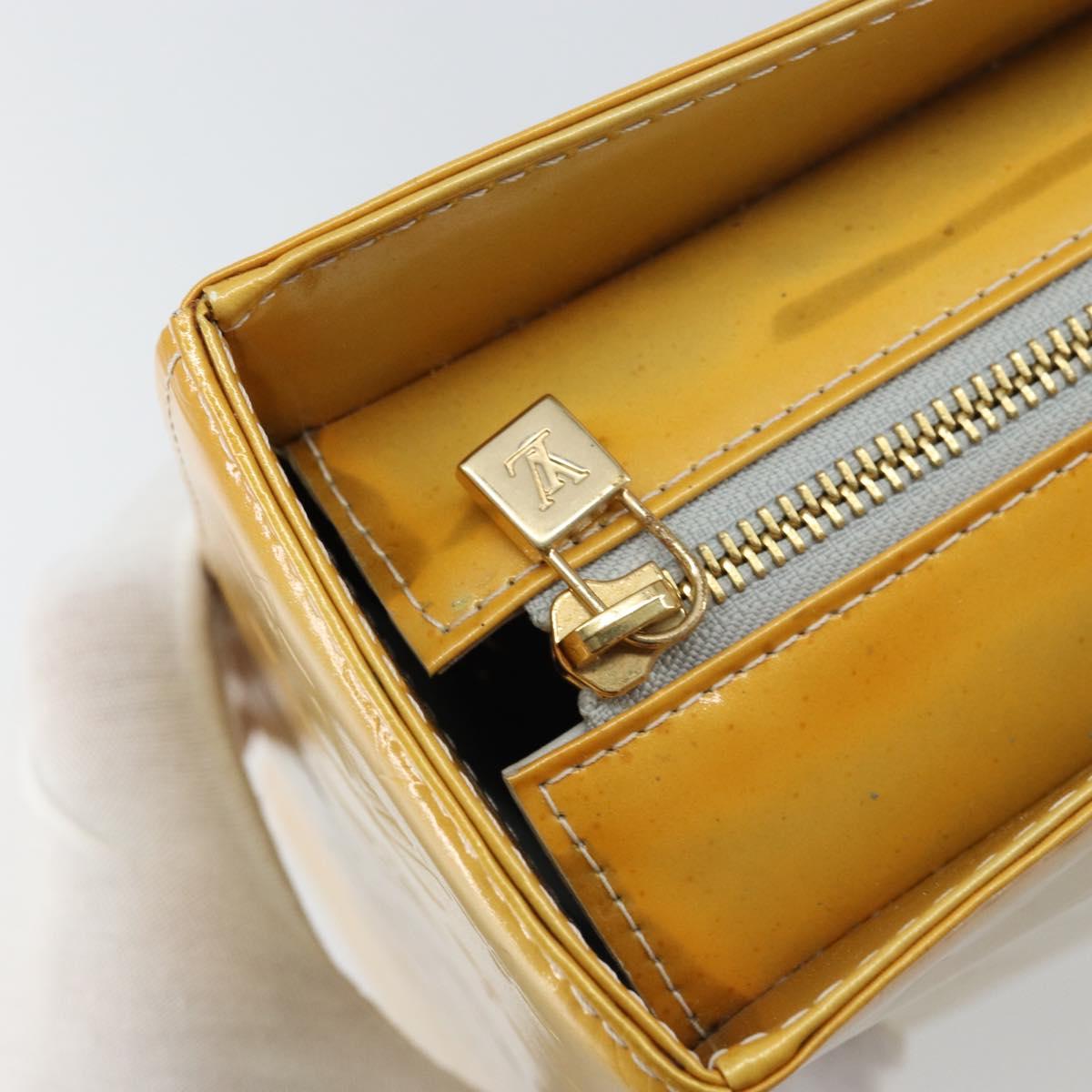 LOUIS VUITTON Monogram Vernis Columbus Tote Bag Gris M91028 LV Auth gh1389