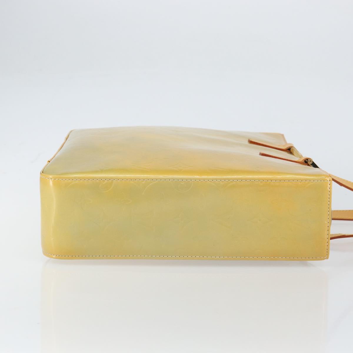 LOUIS VUITTON Monogram Vernis Columbus Tote Bag Gris M91028 LV Auth gh1389