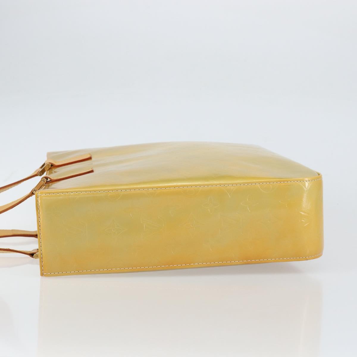 LOUIS VUITTON Monogram Vernis Columbus Tote Bag Gris M91028 LV Auth gh1389