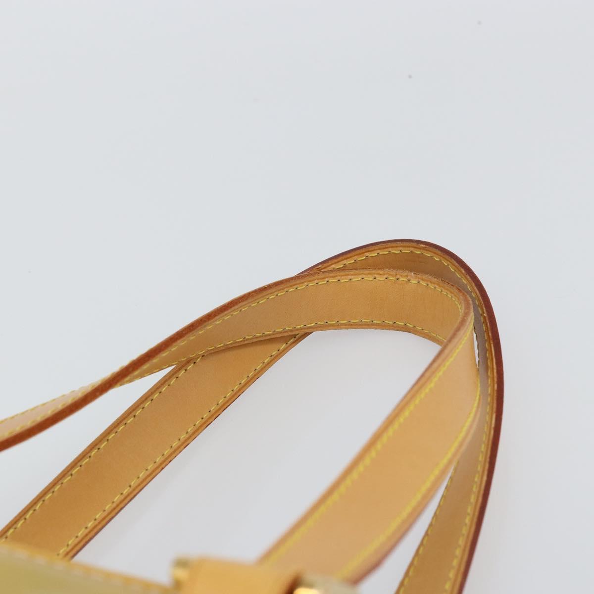 LOUIS VUITTON Monogram Vernis Columbus Tote Bag Gris M91028 LV Auth gh1389