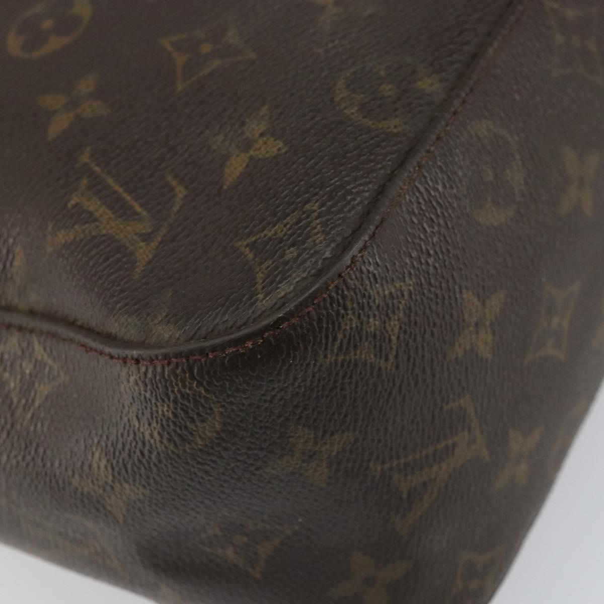 LOUIS VUITTON Monogram Looping GM Shoulder Bag M51145 LV Auth gh1396