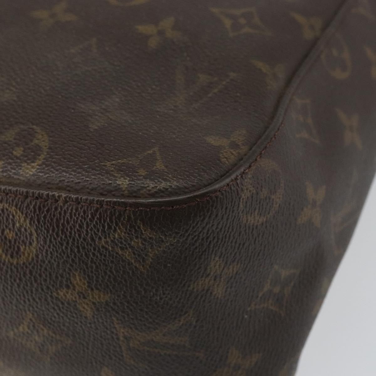 LOUIS VUITTON Monogram Looping GM Shoulder Bag M51145 LV Auth gh1396