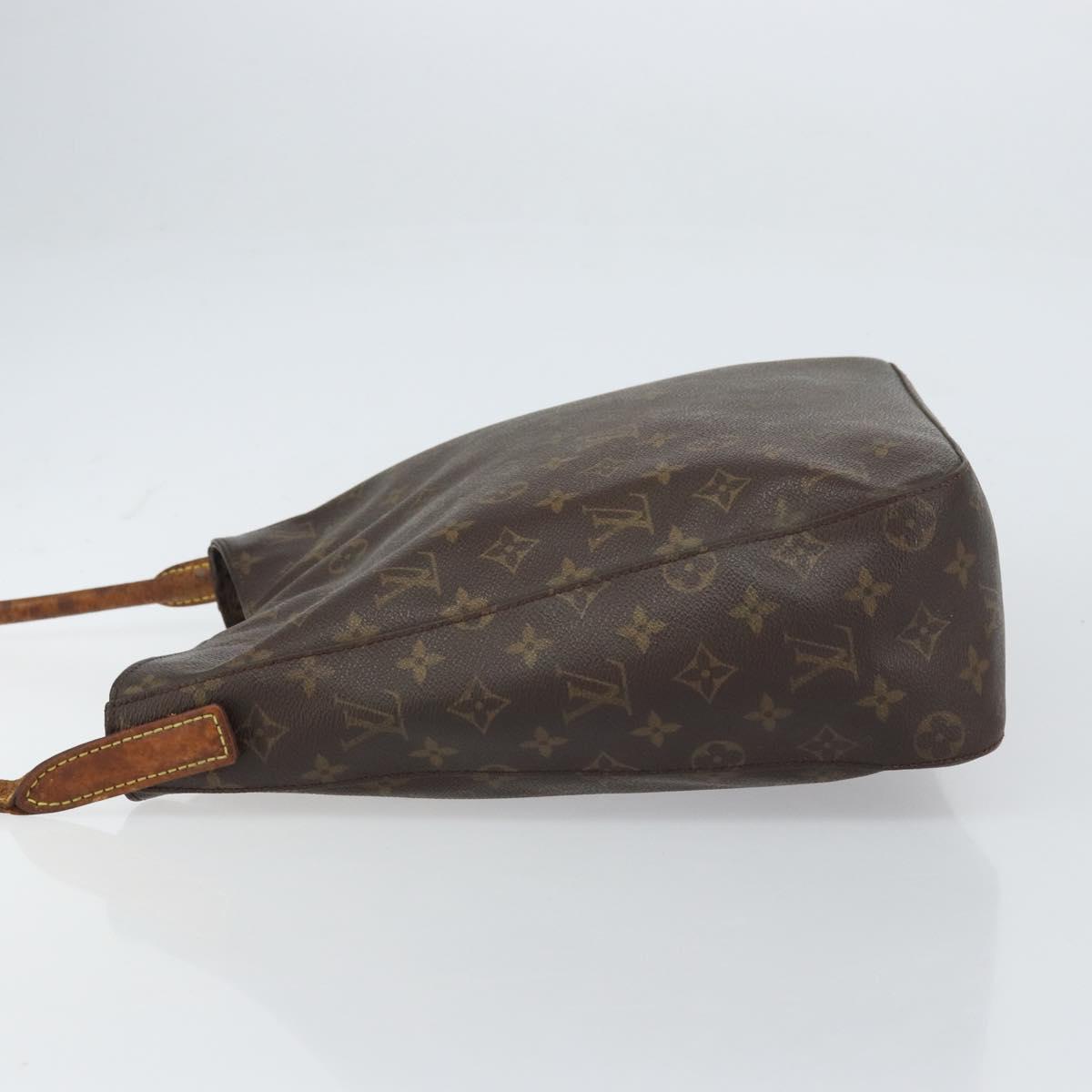 LOUIS VUITTON Monogram Looping GM Shoulder Bag M51145 LV Auth gh1396