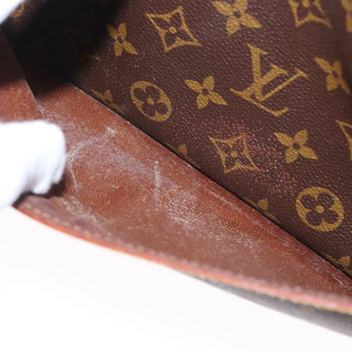 LOUIS VUITTON Monogram Compiegne 28 Clutch Bag M51845 LV Auth gh1430