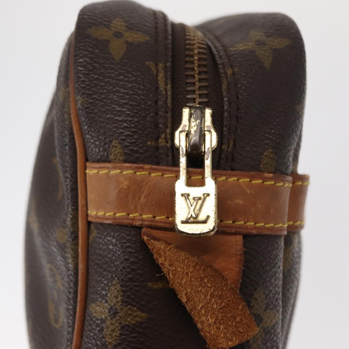 LOUIS VUITTON Monogram Compiegne 28 Clutch Bag M51845 LV Auth gh1433