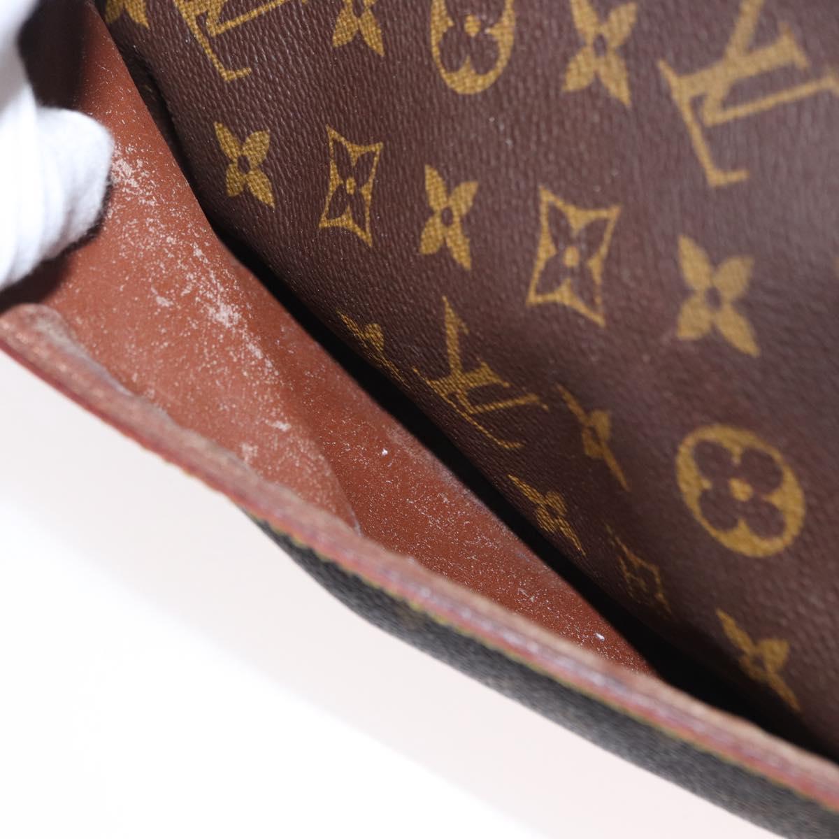 LOUIS VUITTON Monogram Compiegne 28 Clutch Bag M51845 LV Auth gh1433