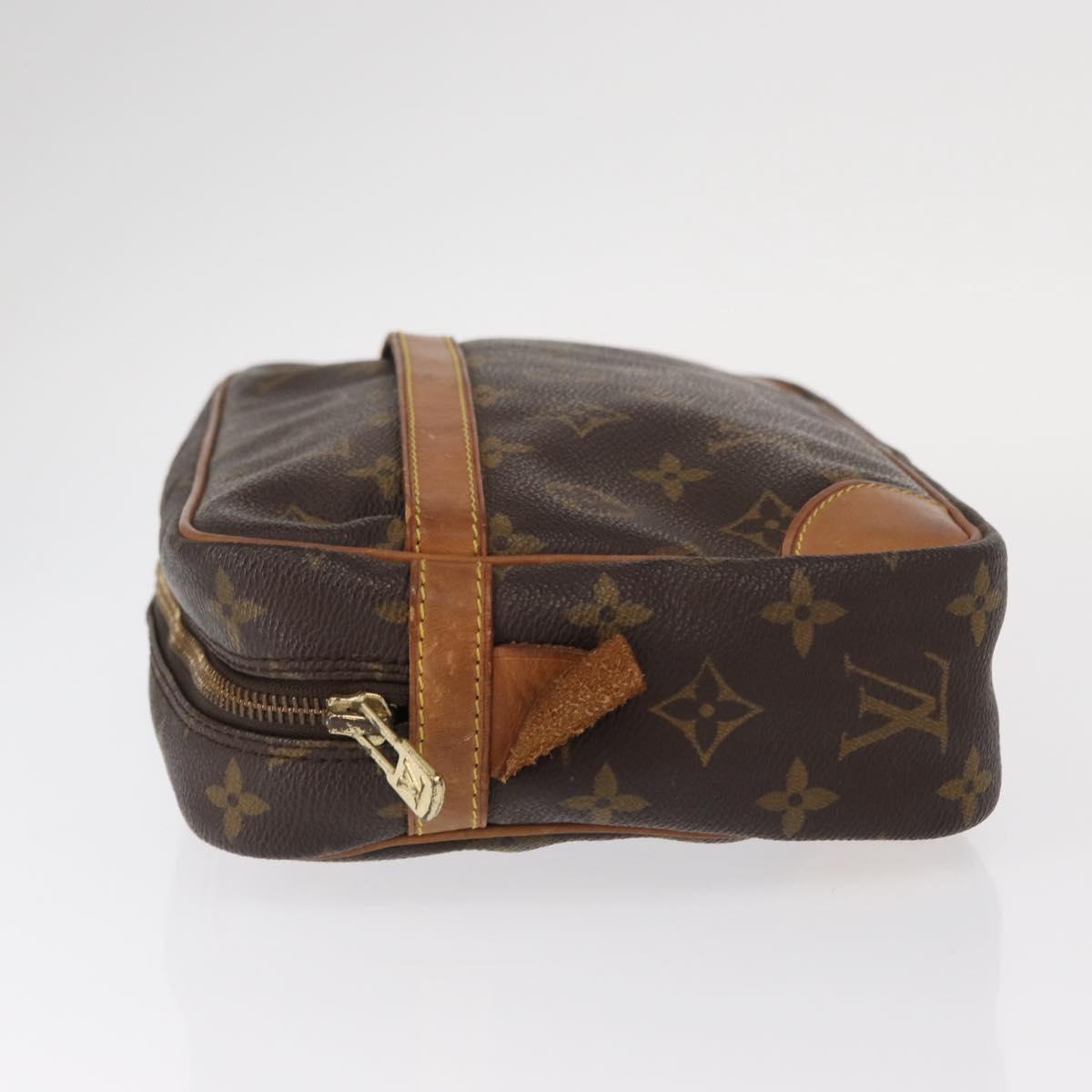 LOUIS VUITTON Monogram Compiegne 28 Clutch Bag M51845 LV Auth gh1433