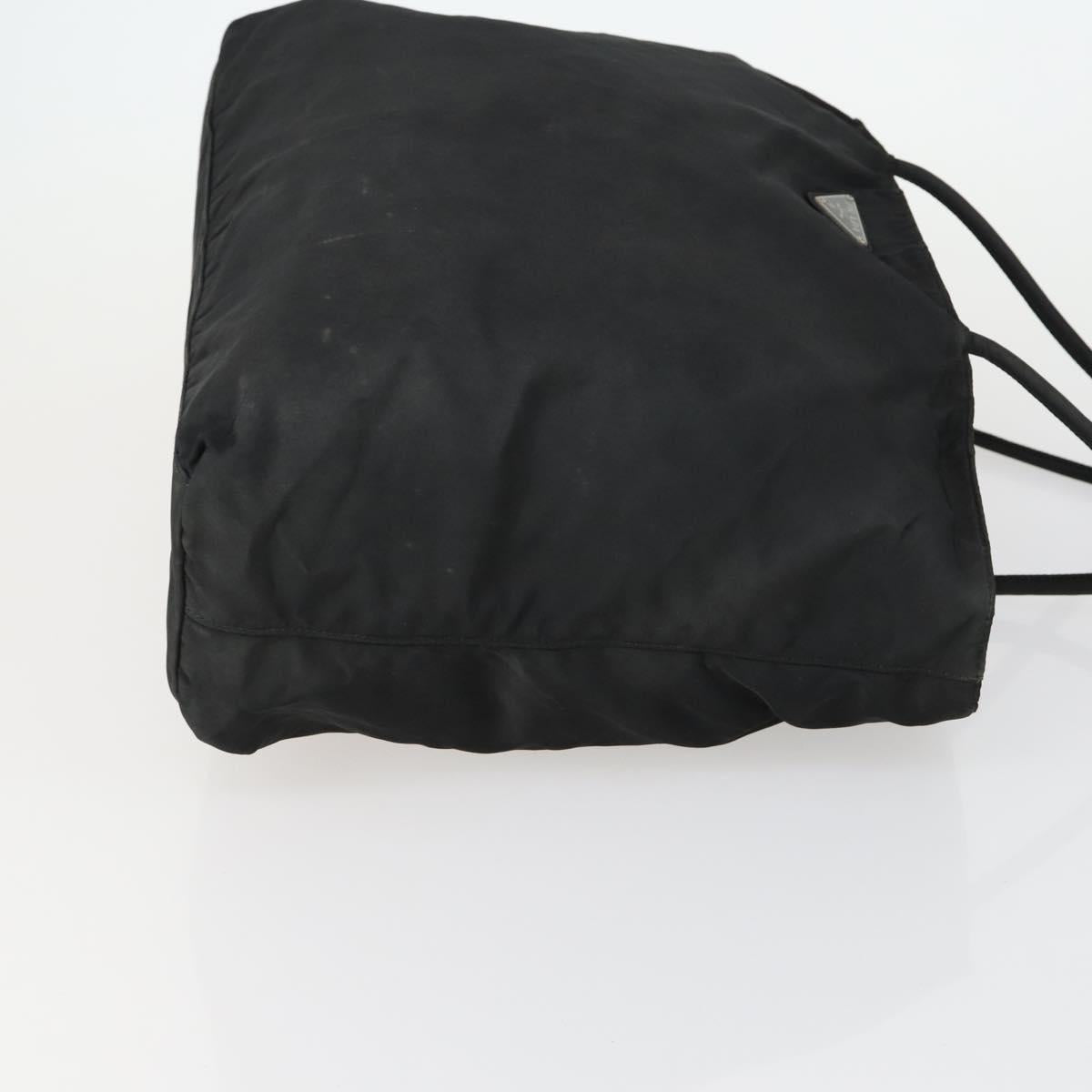 HERMES PRADA Hand Bag Canvas nylon 2 Set Black Navy Auth gh1454