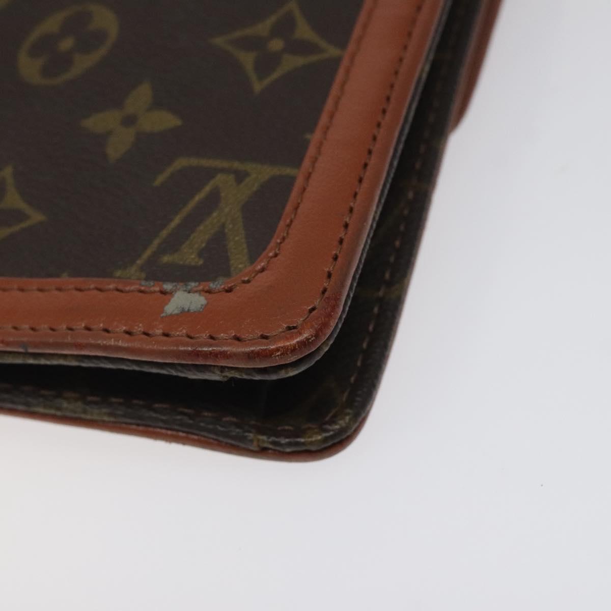 LOUIS VUITTON Monogram Pochette Dam GM Clutch Bag M51810 LV Auth gh146