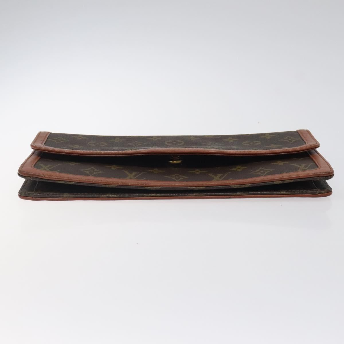 LOUIS VUITTON Monogram Pochette Dam GM Clutch Bag M51810 LV Auth gh146