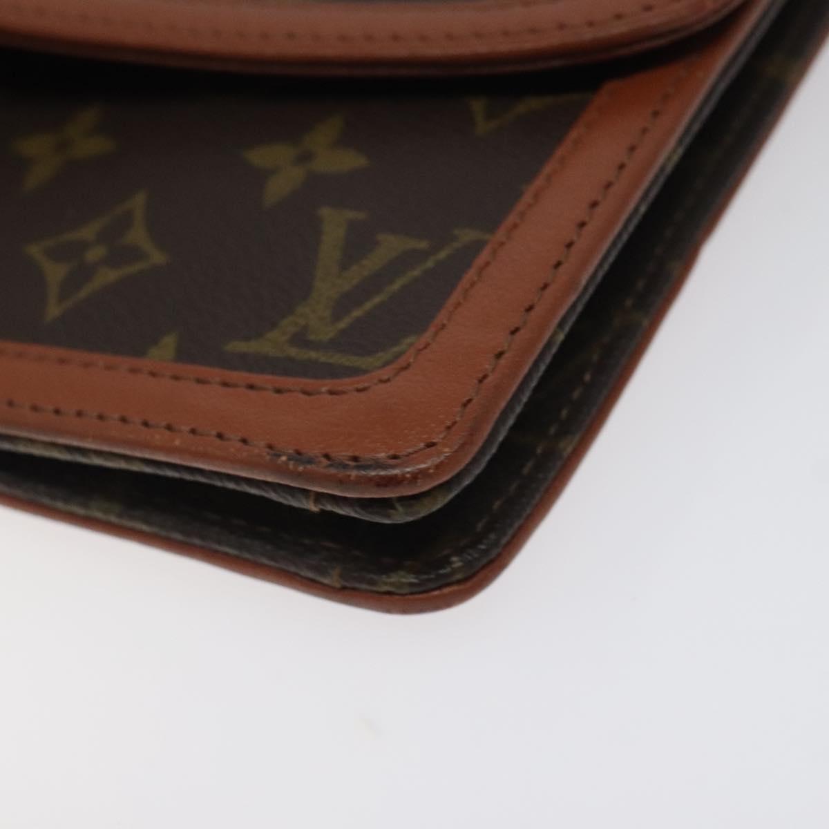 LOUIS VUITTON Monogram Pochette Dam GM Clutch Bag M51810 LV Auth gh146