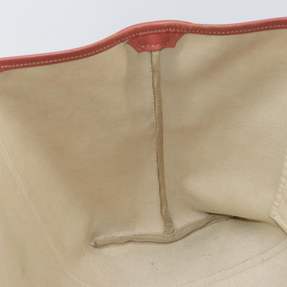 GUCCI GG Supreme Tote Bag PVC Beige Gold 197953 Auth gh1517